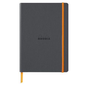 Rhodia Softcover Notebook - A5 - Titanium - Dotted